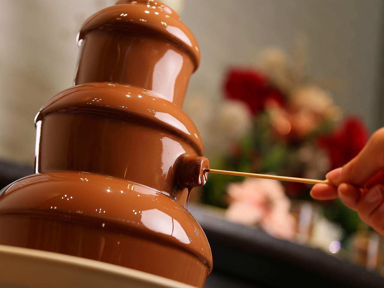 チョコレートファウンテン