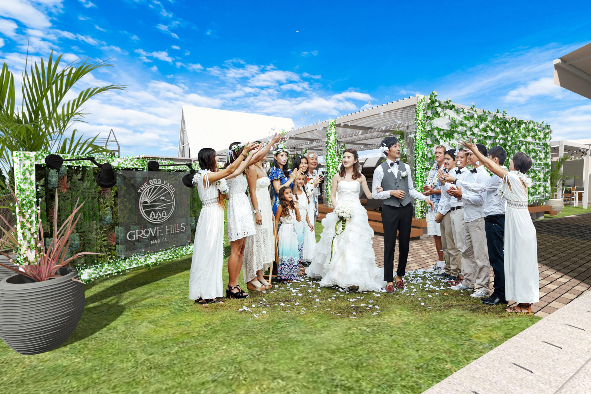 【OPEN記念特典で30万円相当お得に♪】ガーデンウェディングプラン～会費制の結婚式～表示