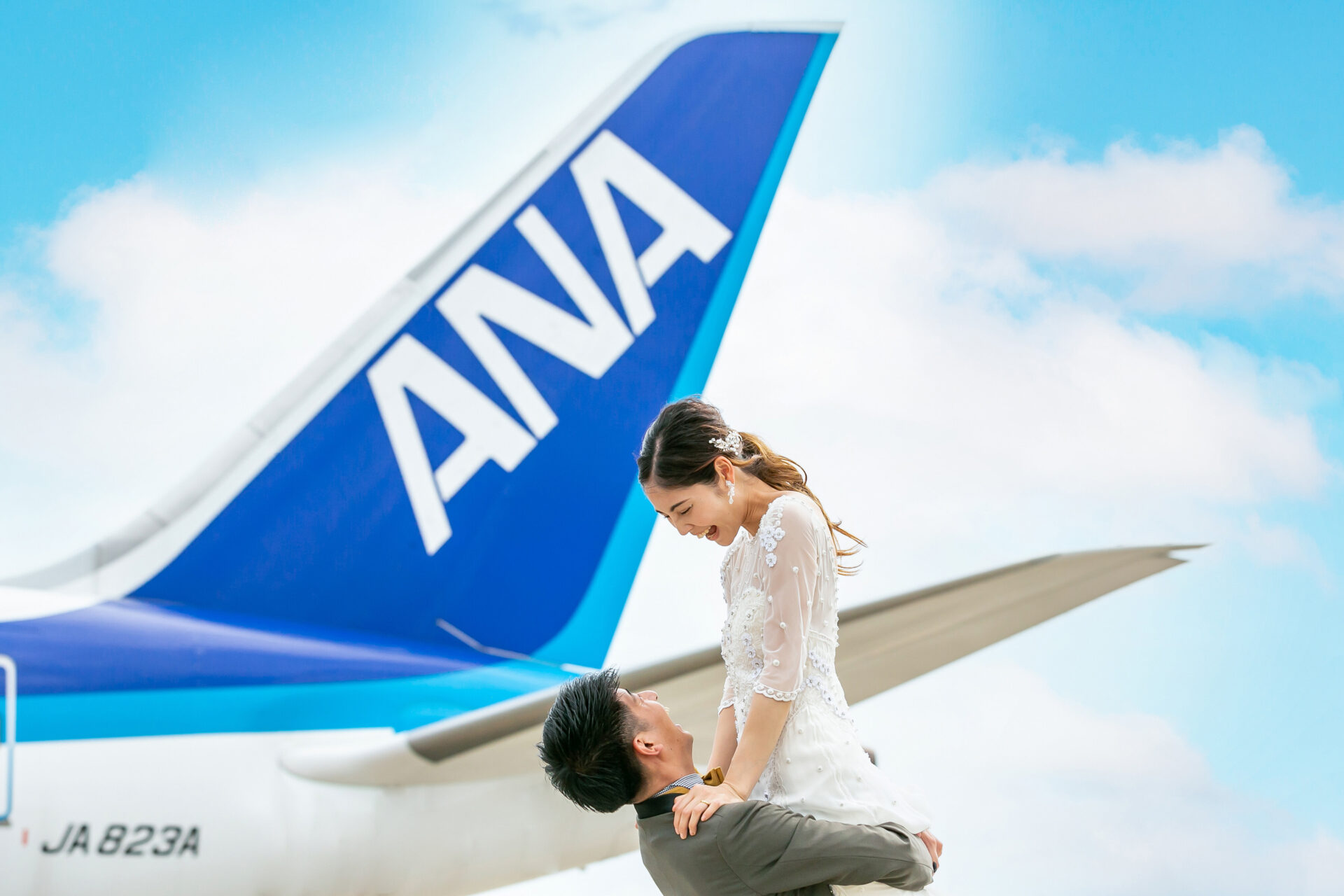 【飛行機と一緒に撮影】成田空港フォトウェディングプラン表示